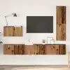 Image de Ensemble Meuble Tv 4 Pcs Bois Ancien Bois D'ingénierie Vidaxl
