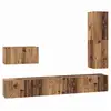 Image de Vidaxl ensemble meuble tv 4 pc bois ancien bois d'ingénierie
