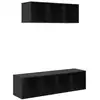 Image de Vidaxl ensemble meuble tv 2 pc chêne noir bois d'ingénierie