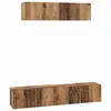 Image de Vidaxl ensemble meuble tv 4 pc bois ancien bois d'ingénierie