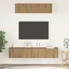 Image de Ensemble Meuble Tv 4 Pcs Chêne Artisanal Bois D'ingénierie Vidaxl