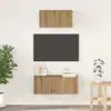 Image de Ensemble Meuble Tv 2 Pcs Chêne Artisanal Bois D'ingénierie Vidaxl