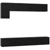 Image de Vidaxl ensemble meuble tv 5 pcs chêne noir bois d'ingénierie