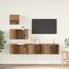 Image de Ensemble Meuble Tv 4 Pcs Bois Ancien Bois D'ingénierie Vidaxl