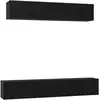 Image de Vidaxl ensemble meuble tv 6 pcs chêne noir bois d'ingénierie