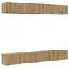 Image de Vidaxl ensemble meuble tv 6 pc chêne artisanal bois d'ingénierie