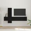 Image de Ensemble Meuble Tv 5 Pc Chêne Noir Bois D'ingénierie Vidaxl