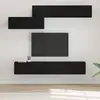 Image de Ensemble Meuble Tv 7 Pcs Chêne Noir Bois D'ingénierie Vidaxl