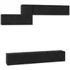 Image de Vidaxl ensemble meuble tv 7 pcs chêne noir bois d'ingénierie
