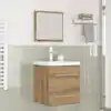 Image de Ensemble De Mobilier De Salle De Bain 2 Pcs Chêne Artisanal Vidaxl