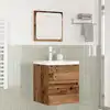 Image de Ensemble De Mobilier De Salle De Bain 2 Pcs Bois D'ingénierie Vidaxl