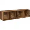 Image de Ensemble Meuble Tv 2 Pcs Bois Ancien 37 X 35 X 72 Cm Vidaxl