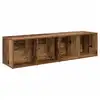 Image de Vidaxl ensemble meuble tv 2 pcs bois ancien 37 x 35 x 72 cm