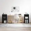 Image de Ensemble Meuble Tv 2 Pc Chêne Noir Bois D'ingénierie Vidaxl