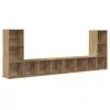 Image de Vidaxl ensemble meuble tv 4 pc chêne artisanal bois d'ingénierie