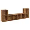 Image de Vidaxl ensemble meuble tv 4 pcs bois ancien 37 x 37 x 72 cm