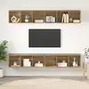 Image de Ensemble Meuble Tv 4 Pc Chêne Artisanal Bois D'ingénierie Vidaxl