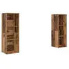 Image de Vidaxl ensemble meuble tv 2 pcs bois ancien 107 x 35 x 37 cm