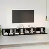 Image de Ensemble Meuble Tv 4 Pcs Chêne Noir 60 X 30 X 30 Cm Vidaxl