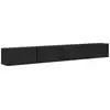 Image de Vidaxl ensemble meuble tv 4 pcs chêne noir 60 x 30 x 30 cm