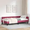 Image de Cadre De Lit D'angle Bordeaux 100 Cm X 200 Cm Velours Vidaxl