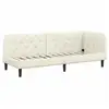 Image de Vidaxl cadre de lit d'angle crème 80 x 200 cm velours