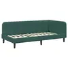 Image de Vidaxl cadre de lit d'angle vert foncé 100 x 200 cm velours