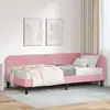 Image de Cadre De Lit D'angle Rose 90 X 190 Cm Velours Vidaxl