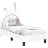 Image de Vidaxl cadre de lit pour tout-petit avec tête de lit blanc 70 x 140 cm