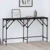 Image de Table Console Chêne Noir 140 X 29 X 75 Cm Bois D'ingénierie Vidaxl