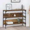 Image de Table Console Bois Ancien 100 X 32 X 75 Cm Bois D'ingénierie Vidaxl