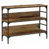 Image de Vidaxl table console bois ancien 100 x 32 x 75 cm bois d'ingénierie