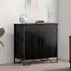 Image de Buffet Chêne Noir 78 X 35 X 74,5 Cm Vidaxl
