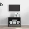 Image de Unites Tv Chêne Noir 61 X 40 X 46 Cm Bois D'ingénierie Vidaxl