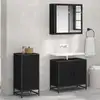 Image de Buffet Chêne Noir 35,5 X 35 X 76 Cm Vidaxl