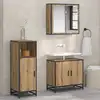 Image de Ensemble De Mobilier De Salle De Bain Chêne Artisanal Vidaxl