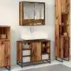Image de Cabinet De Salle De Bain Avec Porte Bois Ancien 80 X 33 X 60 Cm Vidaxl