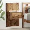 Image de Cabinet De Chevet 2 Pc Bois Ancien 50 X 32,5 X 80cm Vidaxl