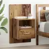 Image de Cabinet De Chevet 2 Pcs Bois Ancien 50 X 32.5 X 80cm Vidaxl