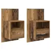 Image de Vidaxl cabinet de chevet 2 pcs bois ancien 50 x 32.5 x 80cm