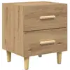 Image de Vidaxl armoire de lit avec tiroir chêne artisanal 40 x 35 x 47.5cm