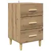 Image de Vidaxl cabinet de chevet chêne artisanal 40 x 40 x 66 cm
