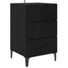 Image de Vidaxl cabinet de chevet chêne noir 40 x 40,5 x 66 cm