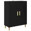 Image de Vidaxl buffet chêne noir 70 x 34 x 90 cm bois d'ingénierie
