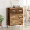 Image de Buffet Bois Ancien 69,5 X 34 X 90 Cm Bois D'ingénierie Vidaxl