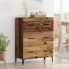 Image de Buffet Bois Ancien 69,5 X 34 X 90 Cm Bois D'ingénierie Et Fer Vidaxl