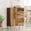 Image de Buffet Bois Ancien 34 X 69,5 X 90 Cm Bois D'ingénierie Vidaxl