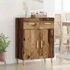 Image de Buffet Bois Ancien 34 X 69,5 X 89 Cm Bois D'ingénierie Vidaxl