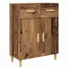 Image de Vidaxl buffet bois ancien 34 x 69,5 x 89 cm bois d'ingénierie