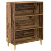 Image de Buffet en bois dingénierie - vidaXL - Bois Ancien - 695 x 325 x 90 cm - Grande capacité de rangement - Pieds coniques